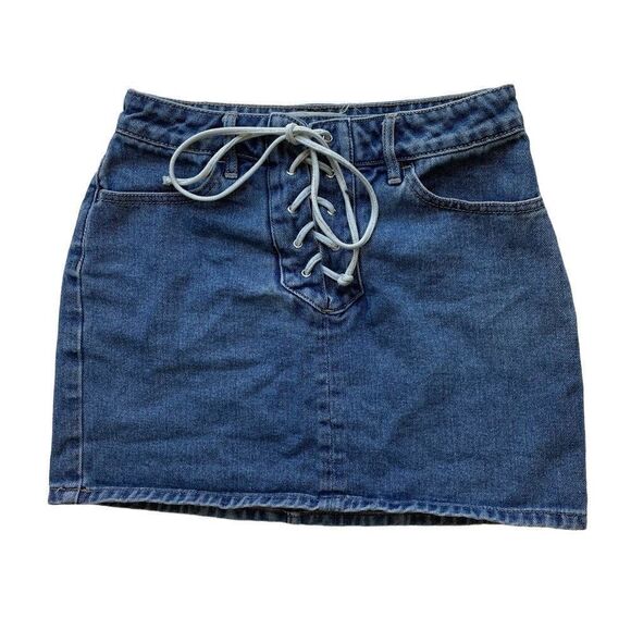 PacSun Lace Up Mini Skirt - Women’s 24 - Picture 1 of 5